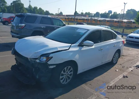 2018 Nissan Sentra Sv from USA, damaged, VIN 3N1AB7AP3JY297326